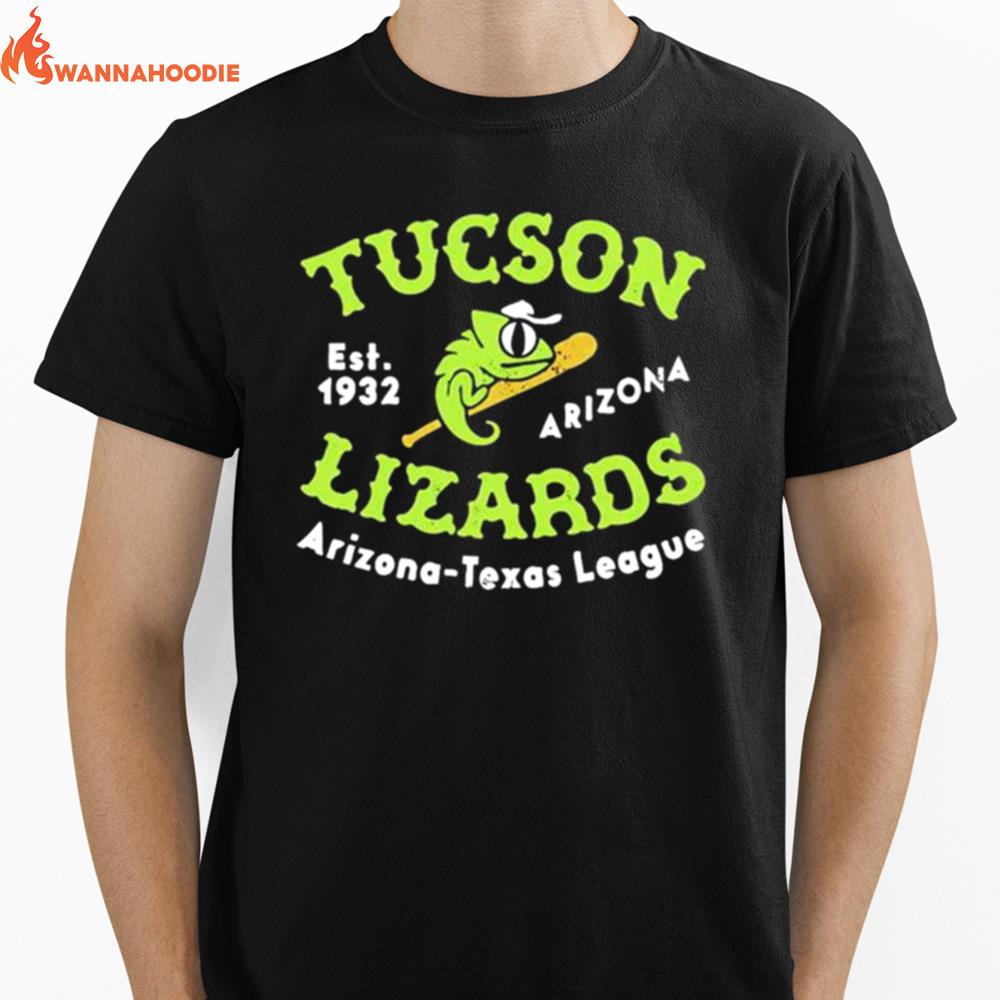 Tucson Lizards Arizona Vintage Defunct Baseball Teams Unisex T-Shirt for Men Women