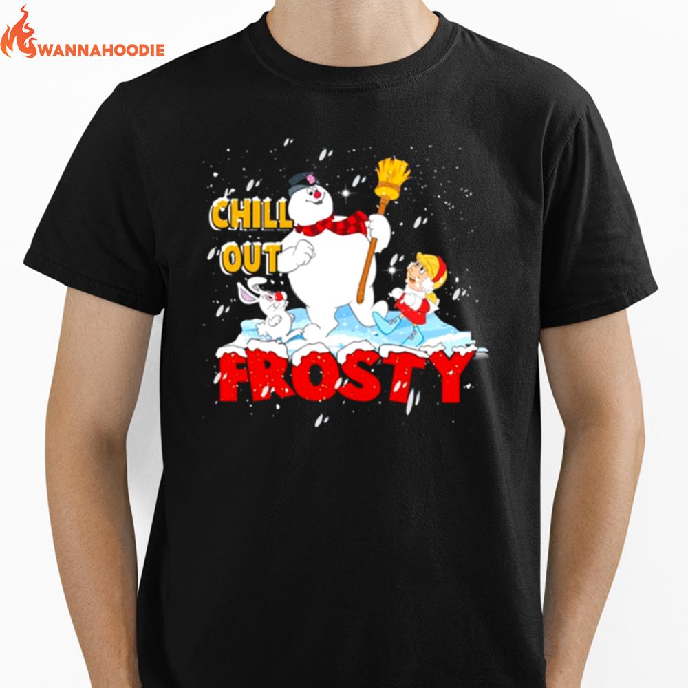 Tv Show Chilly Out Frosty Graphic Christmas Unisex T-Shirt for Men Women