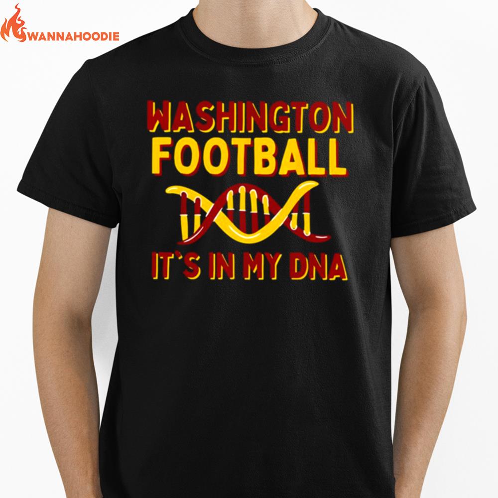 Typo Design Washington Football It'S In My Dna Unisex T-Shirt for Men Women