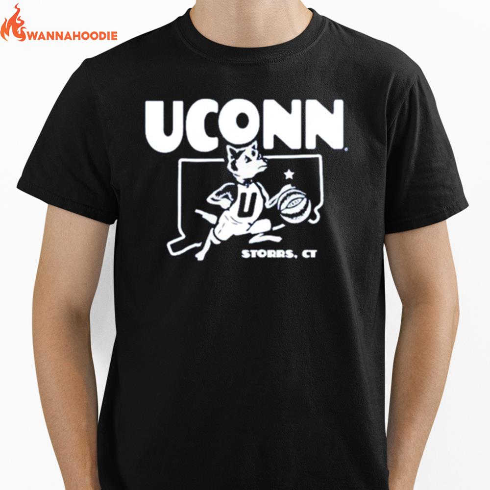 Uconn Hoops Logo Unisex T-Shirt for Men Women