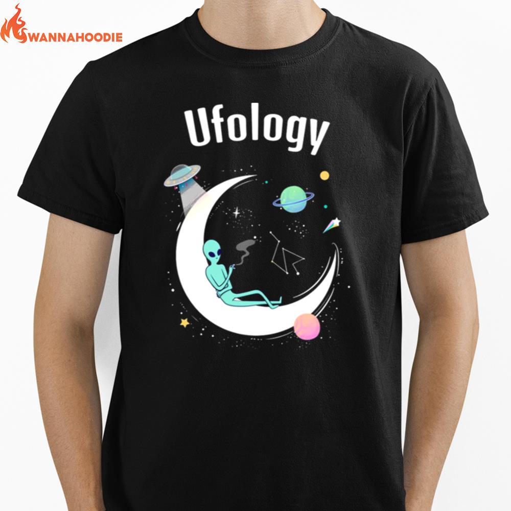 Ufology Floating In Space Unisex T-Shirt for Men Women