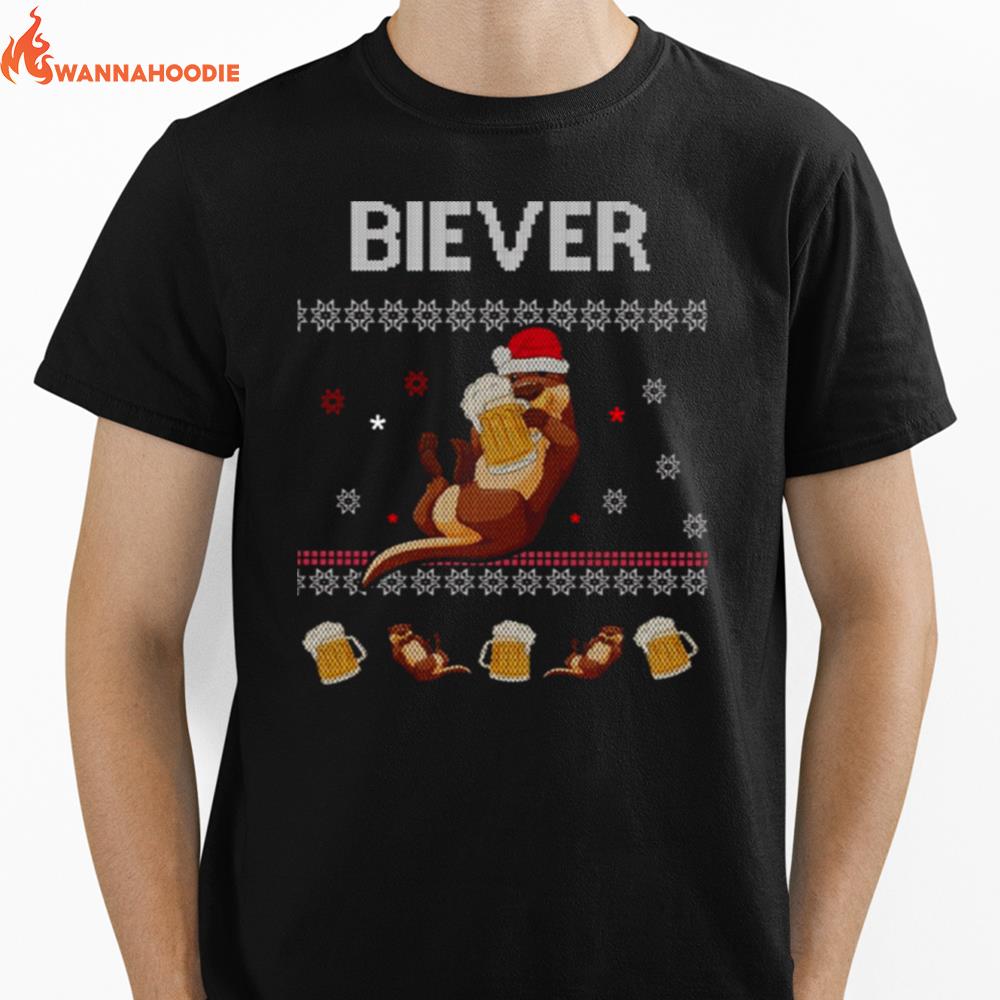 Ugly Biever Bieber Christmas Unisex T-Shirt for Men Women