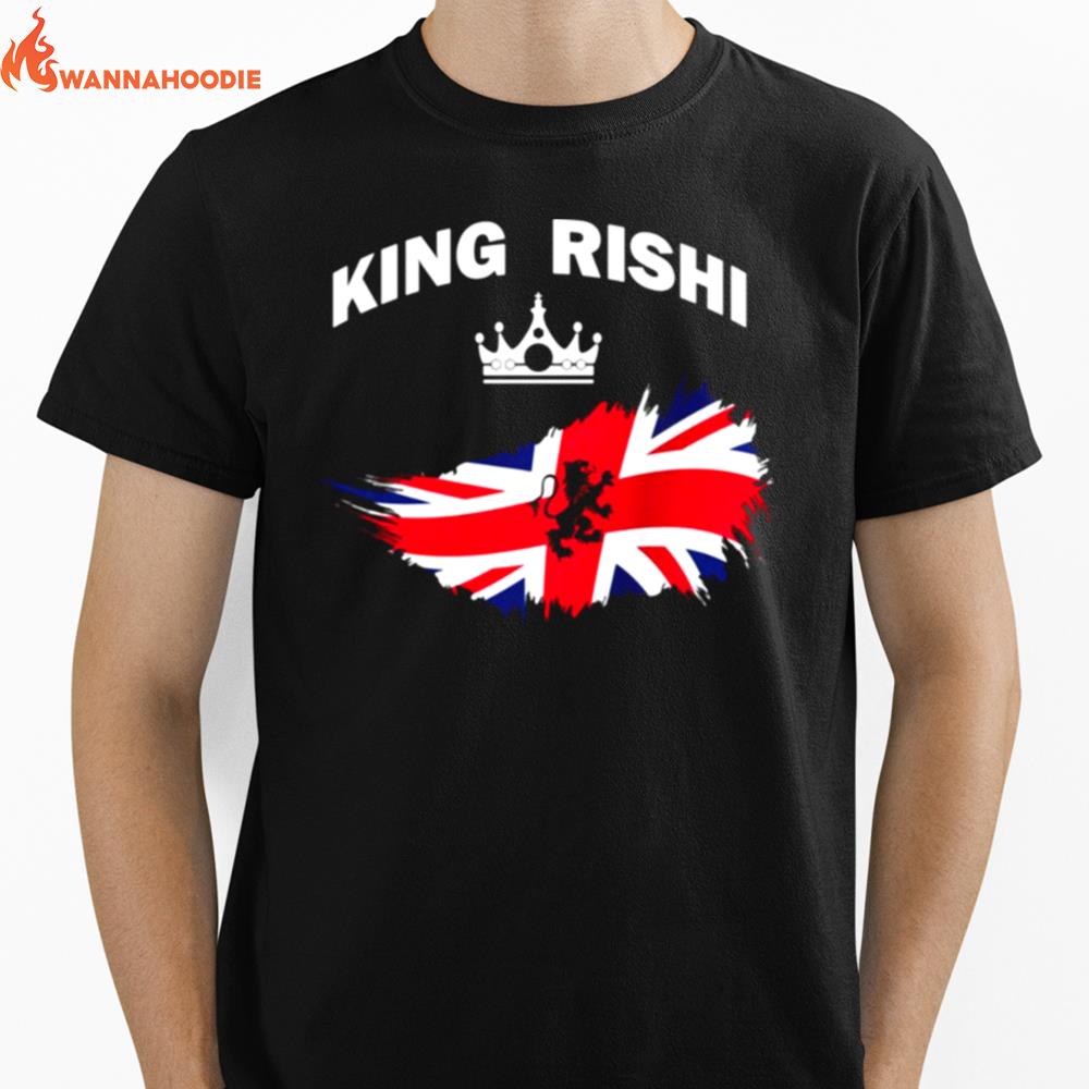 Uk King Rishi Sunak New Pm Good Luck Unisex T-Shirt for Men Women