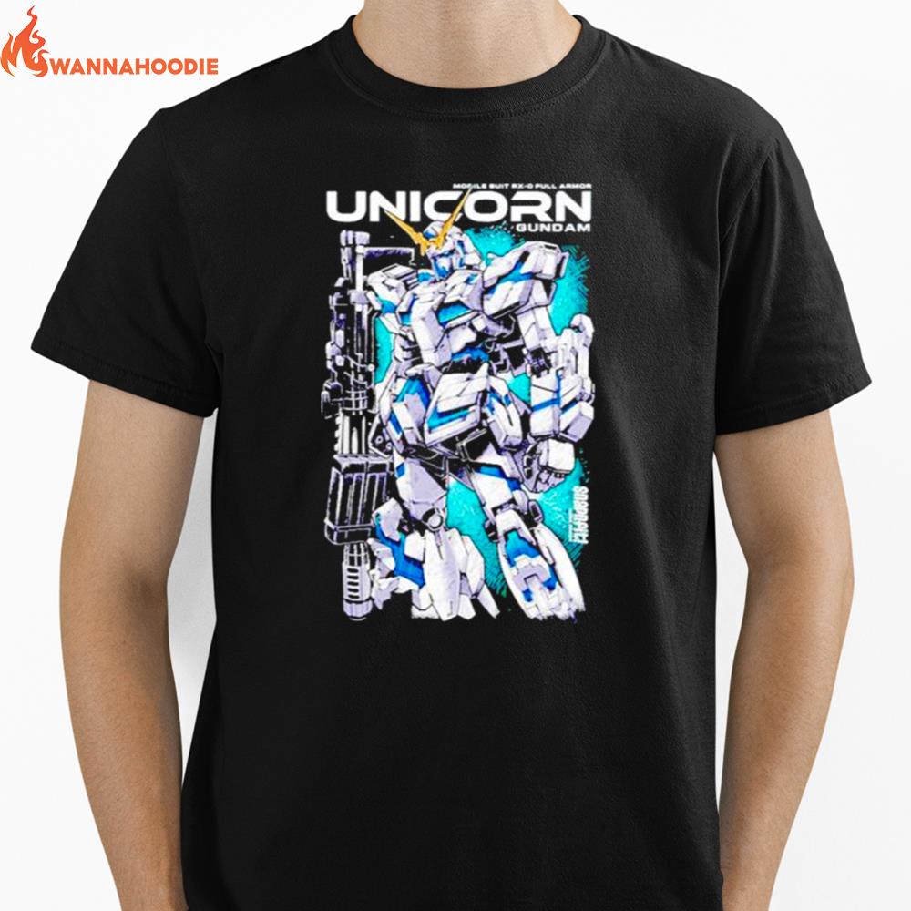 Unicorn Gundam Rx 0 Full Armor Unisex T-Shirt for Men Women