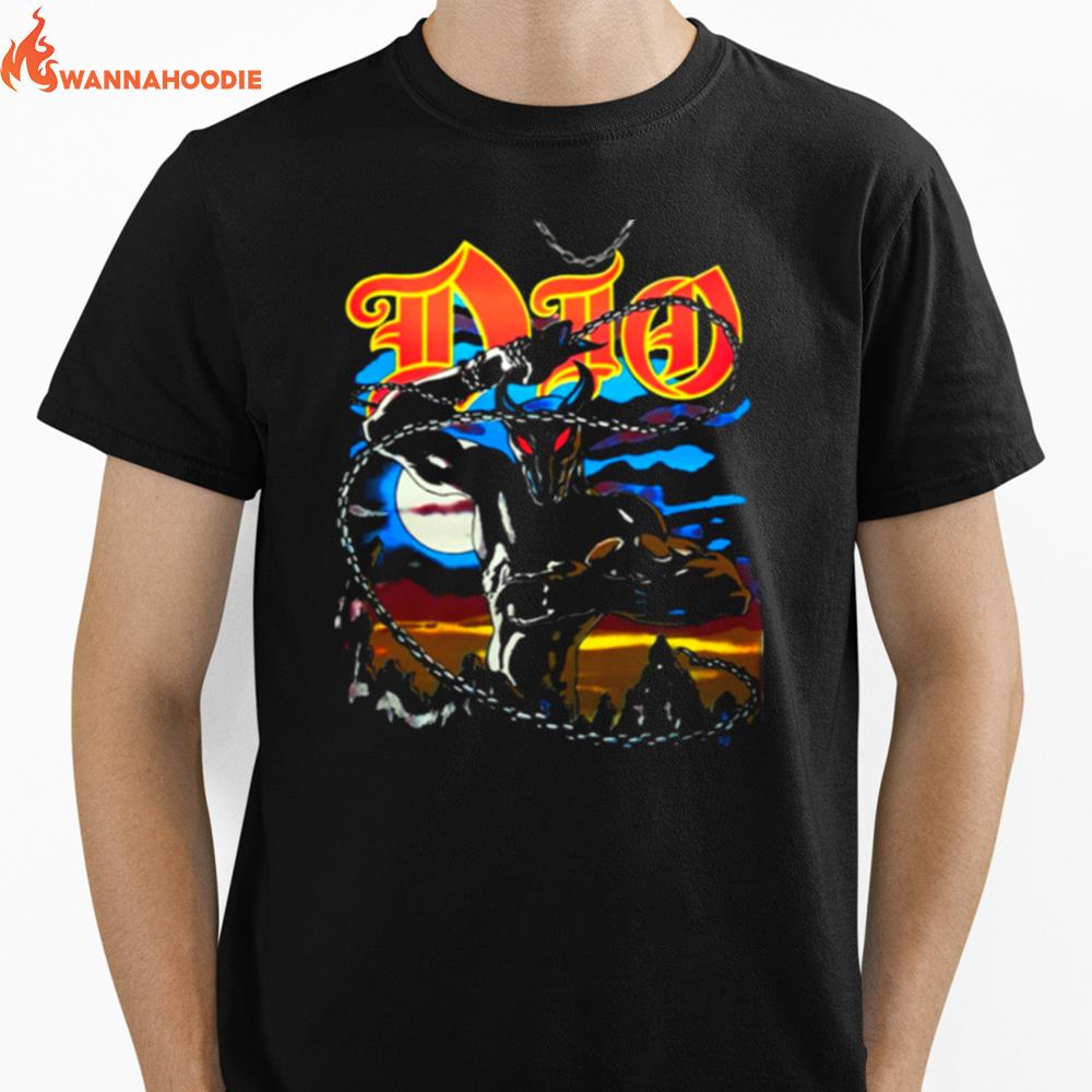 Vintage 1984 Dio Last In Line World Tour Unisex T-Shirt for Men Women