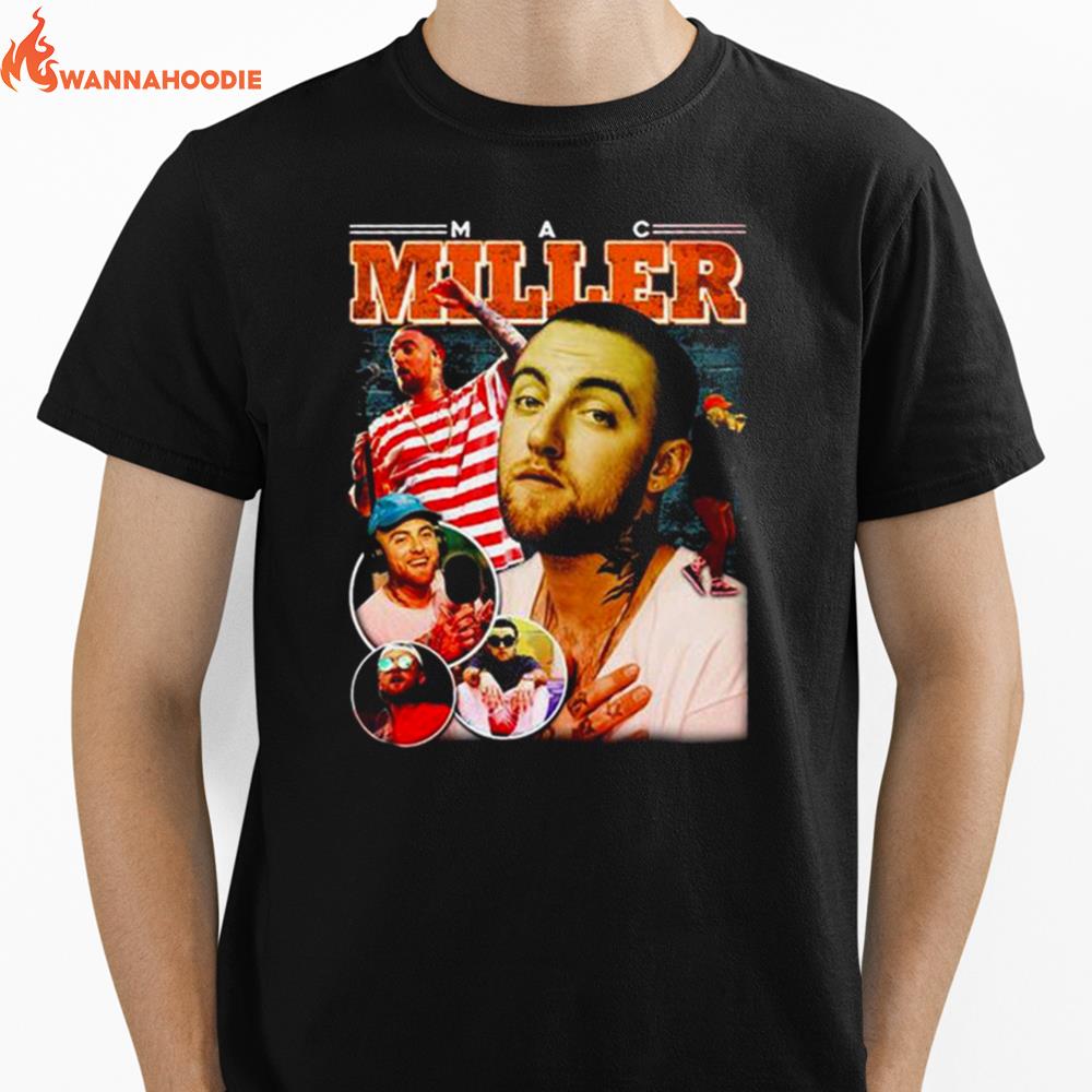 Vintage Mac Miller Rapper Unisex T-Shirt for Men Women