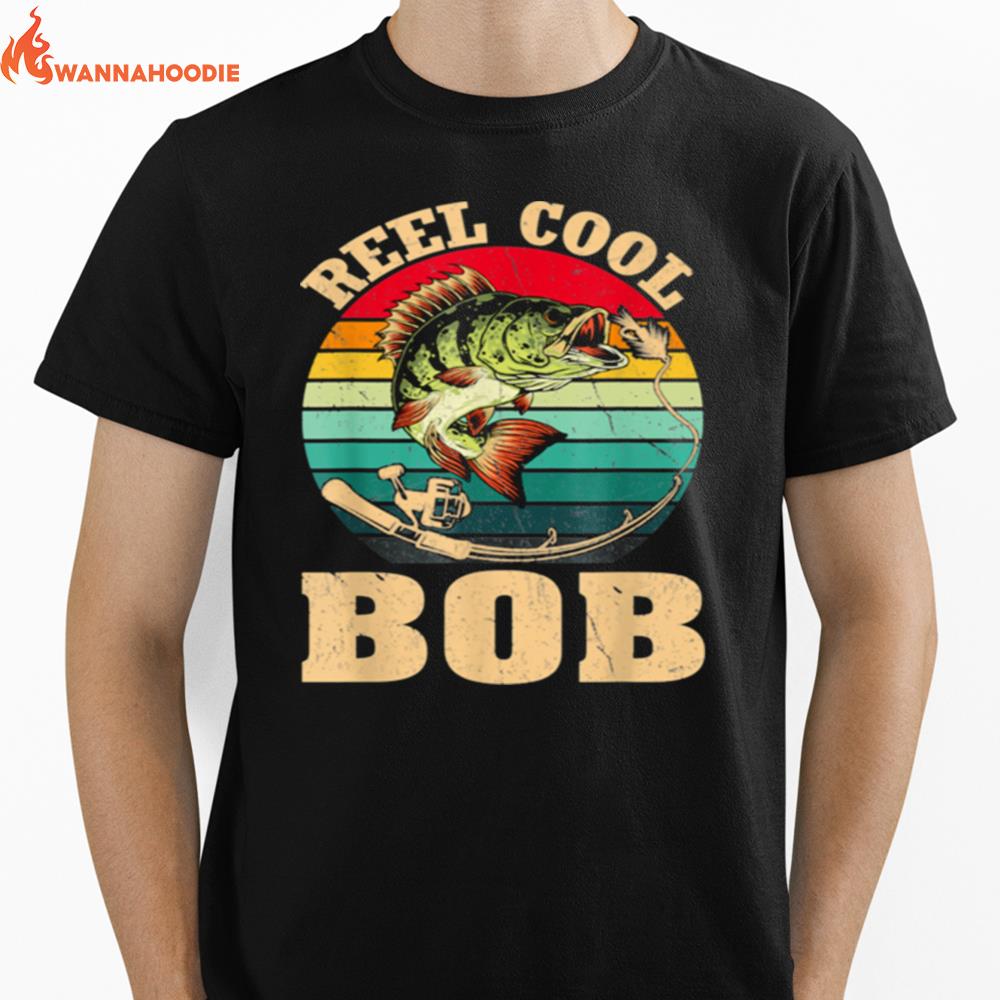 Vintage Reed Cool Bob Fishing Fathers Day Unisex T-Shirt for Men Women