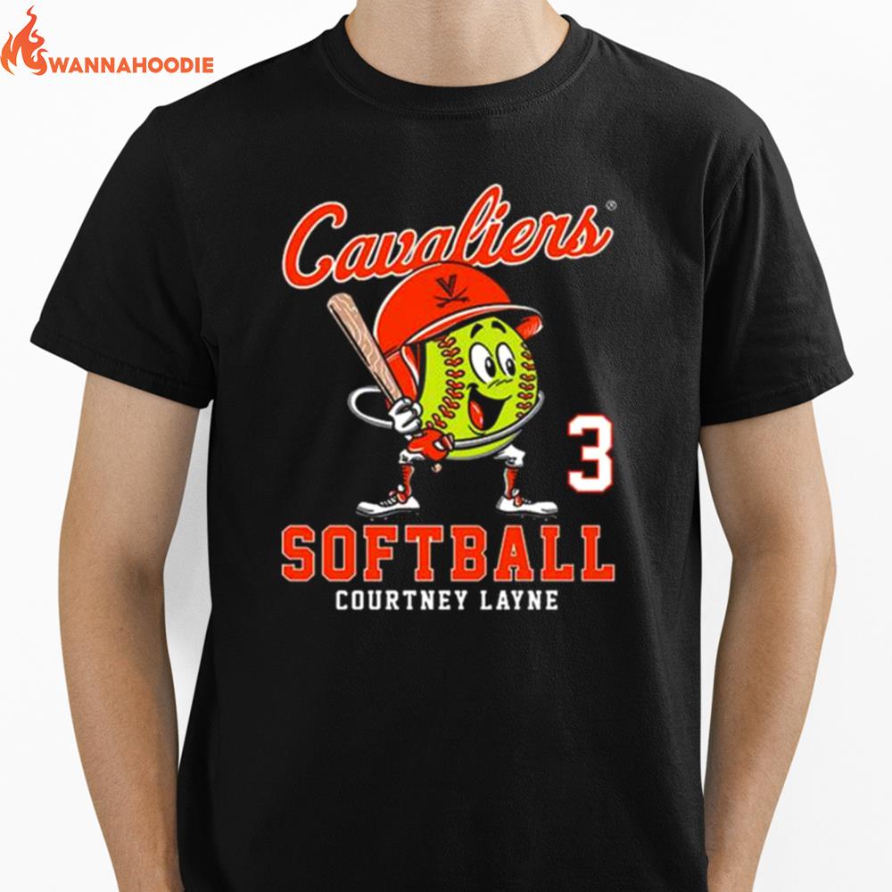 Virginia Cavaliers Ncaa Softball Courtney Layne Unisex T-Shirt for Men Women