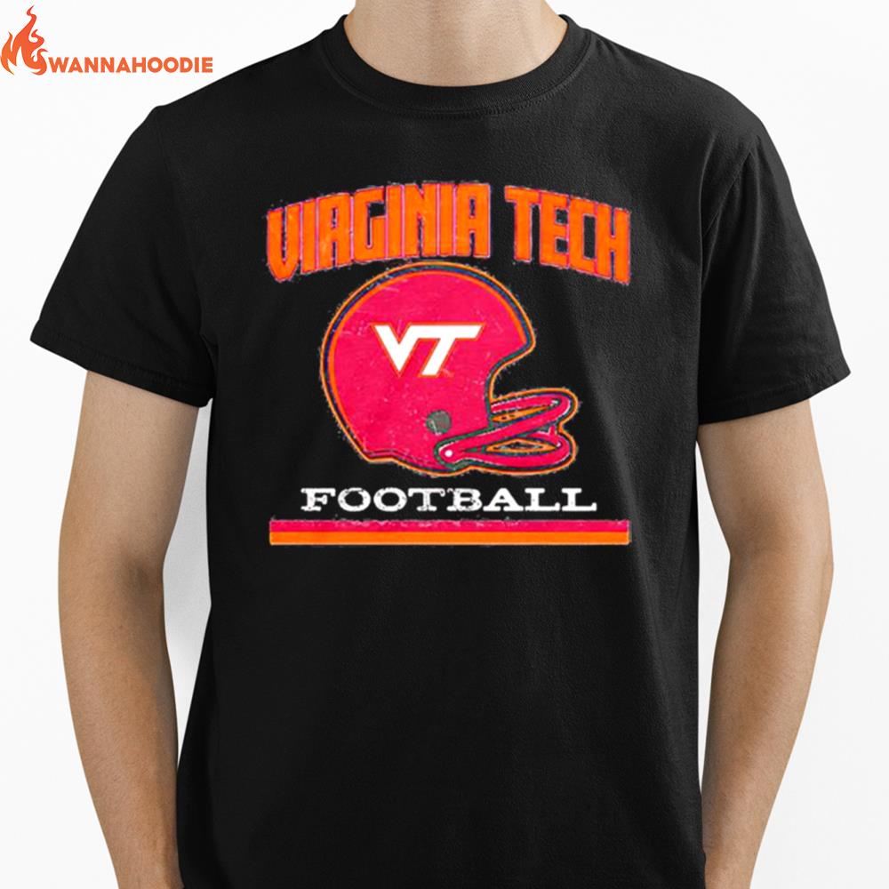 Virginia Tech Football Helmet Unisex T-Shirt for Men Women