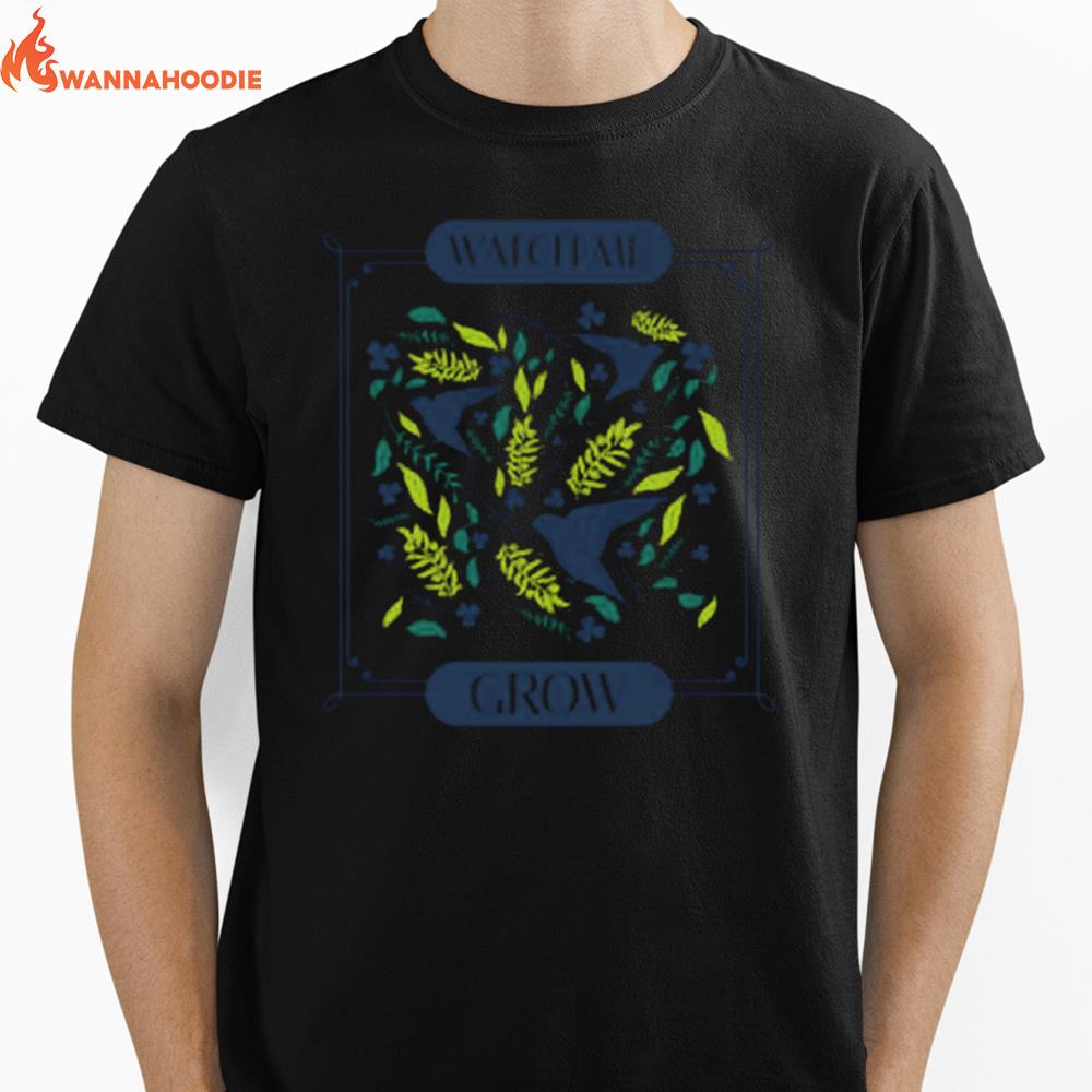 Watch Me Grow Vintage Botanicals Unisex T-Shirt for Men Women