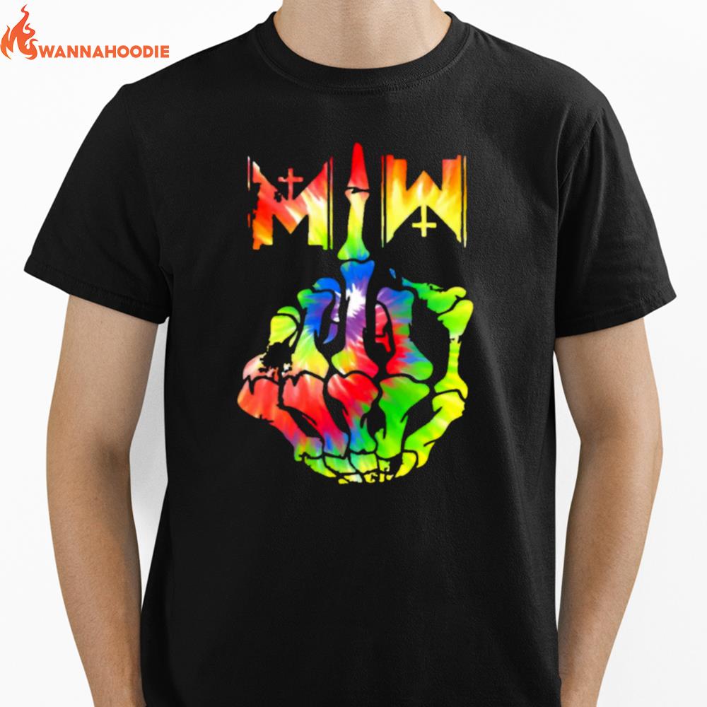 Water Art Motionless Tie Dye Unisex T-Shirt for Men Women