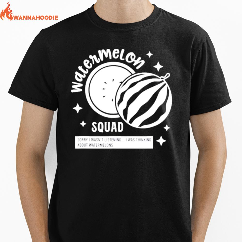 Watermelon Squad Team Tropical Fruits Unisex T-Shirt for Men Women