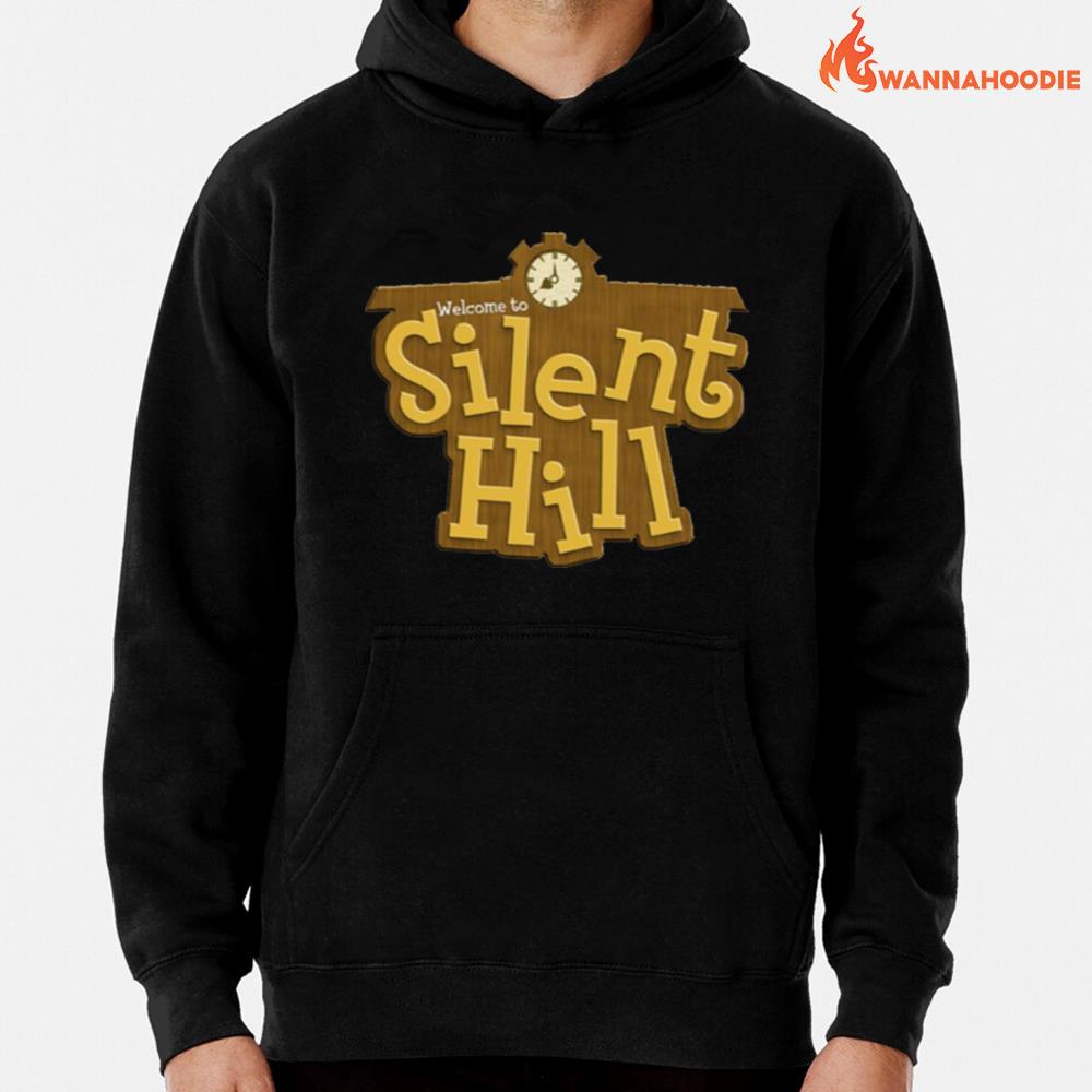 Welcome To Silent Hill Inspired Of Animal Crossing Unisex T-Shirt for Men Women