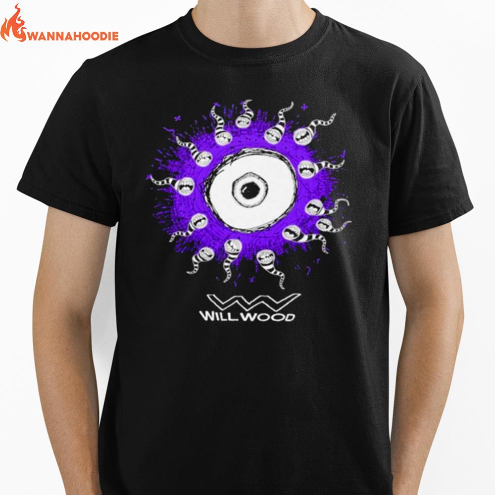 Will Wood Eye Unisex T-Shirt for Men Women