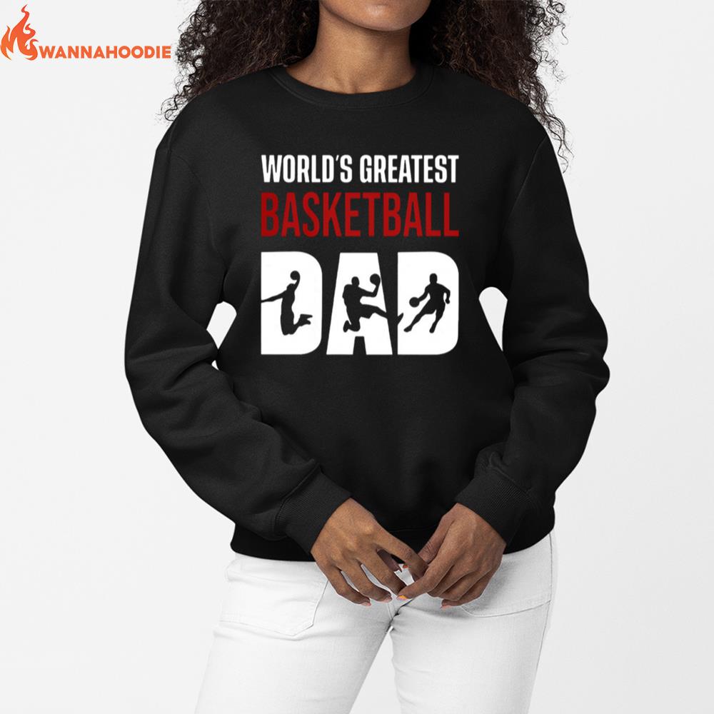 Worlds Greatest Basketball Dad Unisex T-Shirt for Men Women