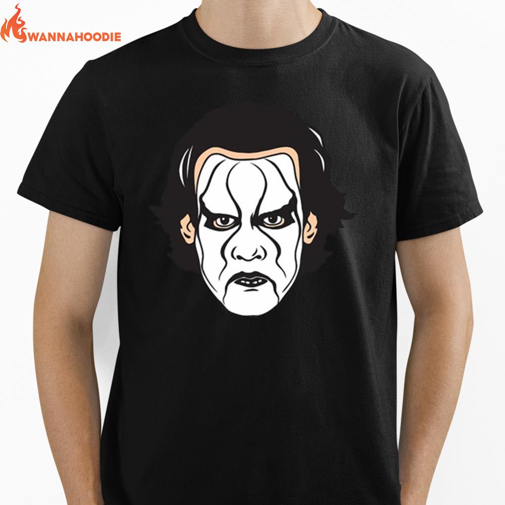 Wwe Sting Illustration Head Unisex T-Shirt for Men Women