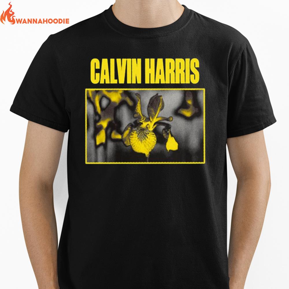 Yellow Album Illustration Calvin Harris Unisex T-Shirt for Men Women