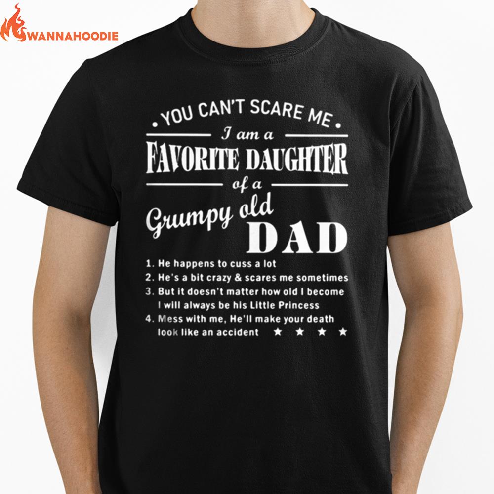You Cant Scare Me I Am A Favorite Daughter Unisex T-Shirt for Men Women