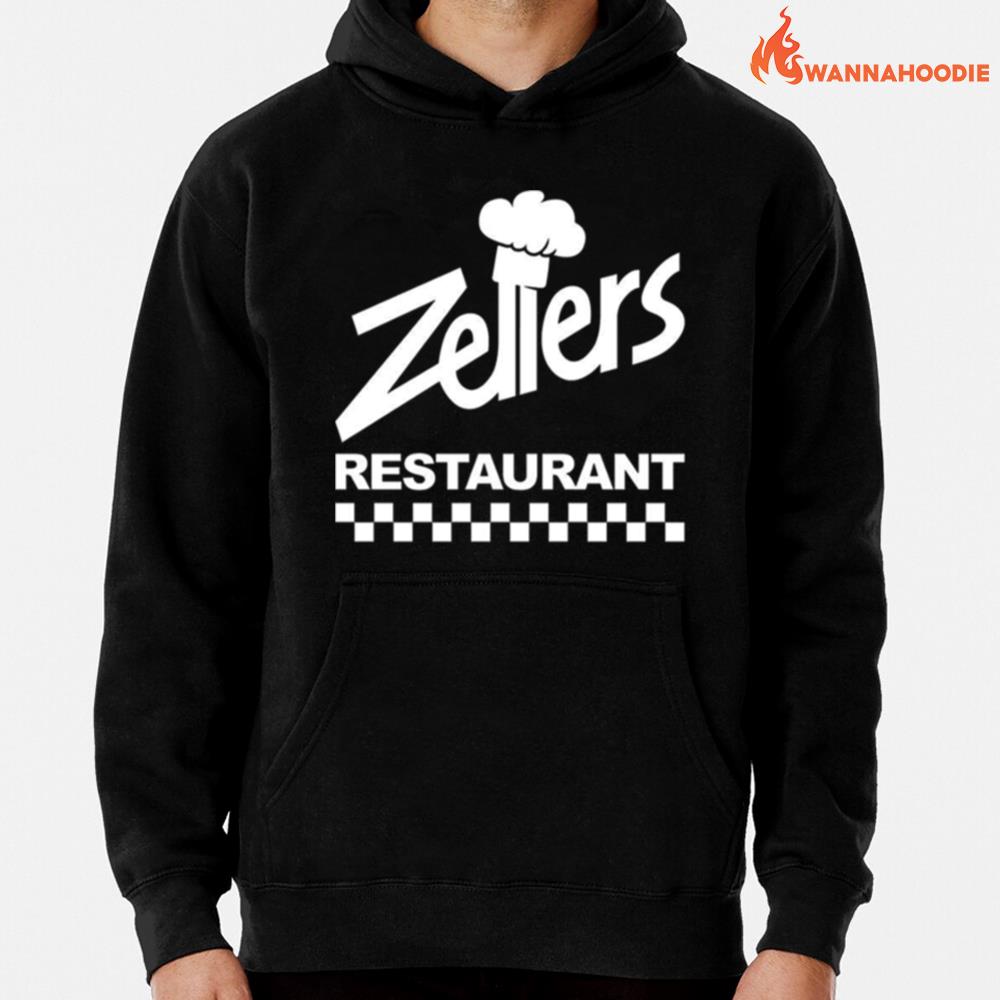 Zellers Restaurant White Logo Unisex T-Shirt for Men Women